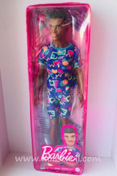 Mattel - Barbie - Fashionistas #162 - Graphic Purple Ensemble - Ken - кукла